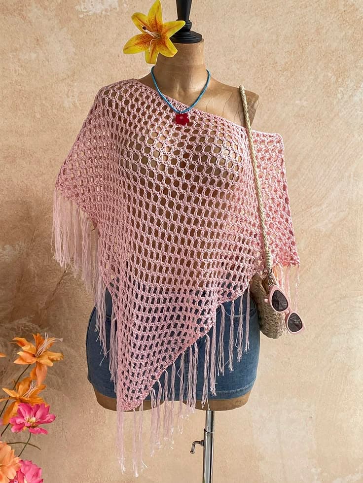 Crochet poncho image 1